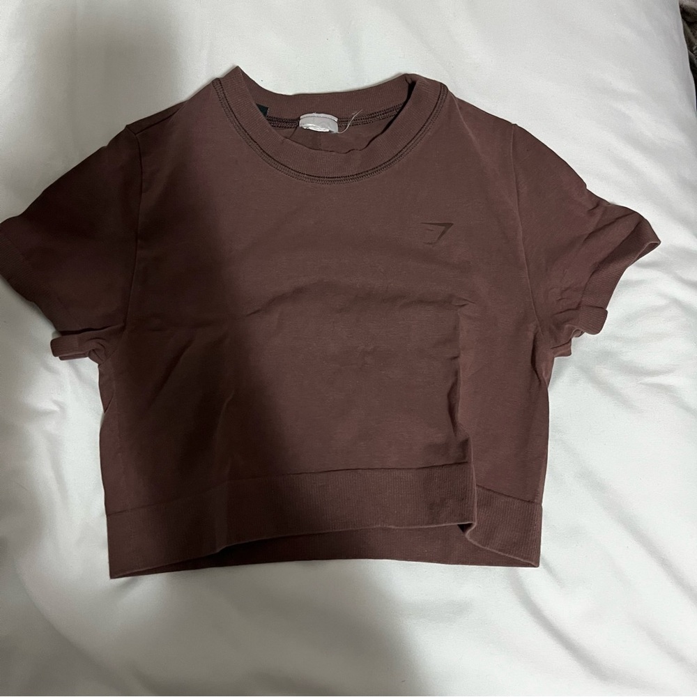 Gymshark cropped cotton tee